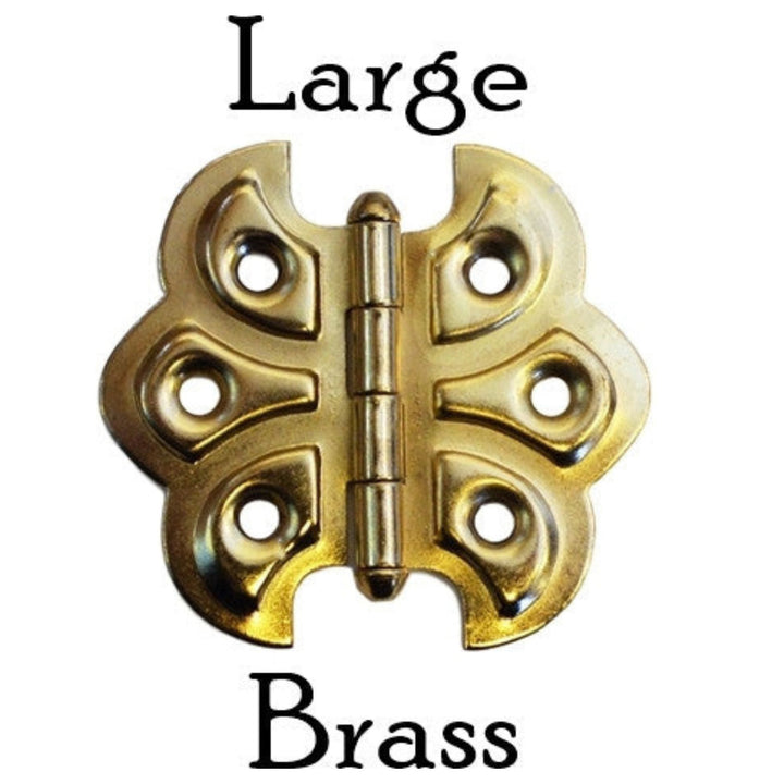 Historical Embossed Butterfly Hinge: Vintage Elegance for Your Cabinets Hinges Restoration Supplies