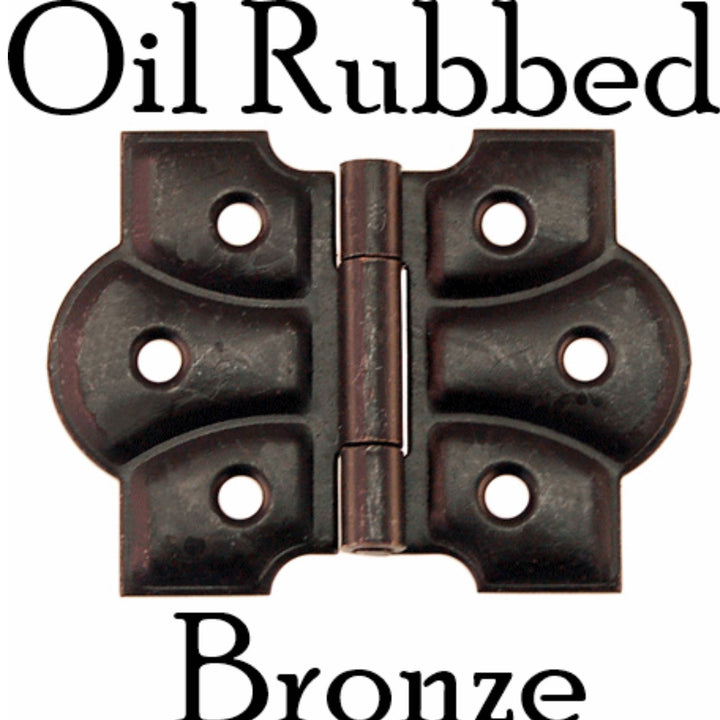 Embossed Cabinet Hinge Furniture Hardware Restoration Supplies Oil Rubbed Bronze  