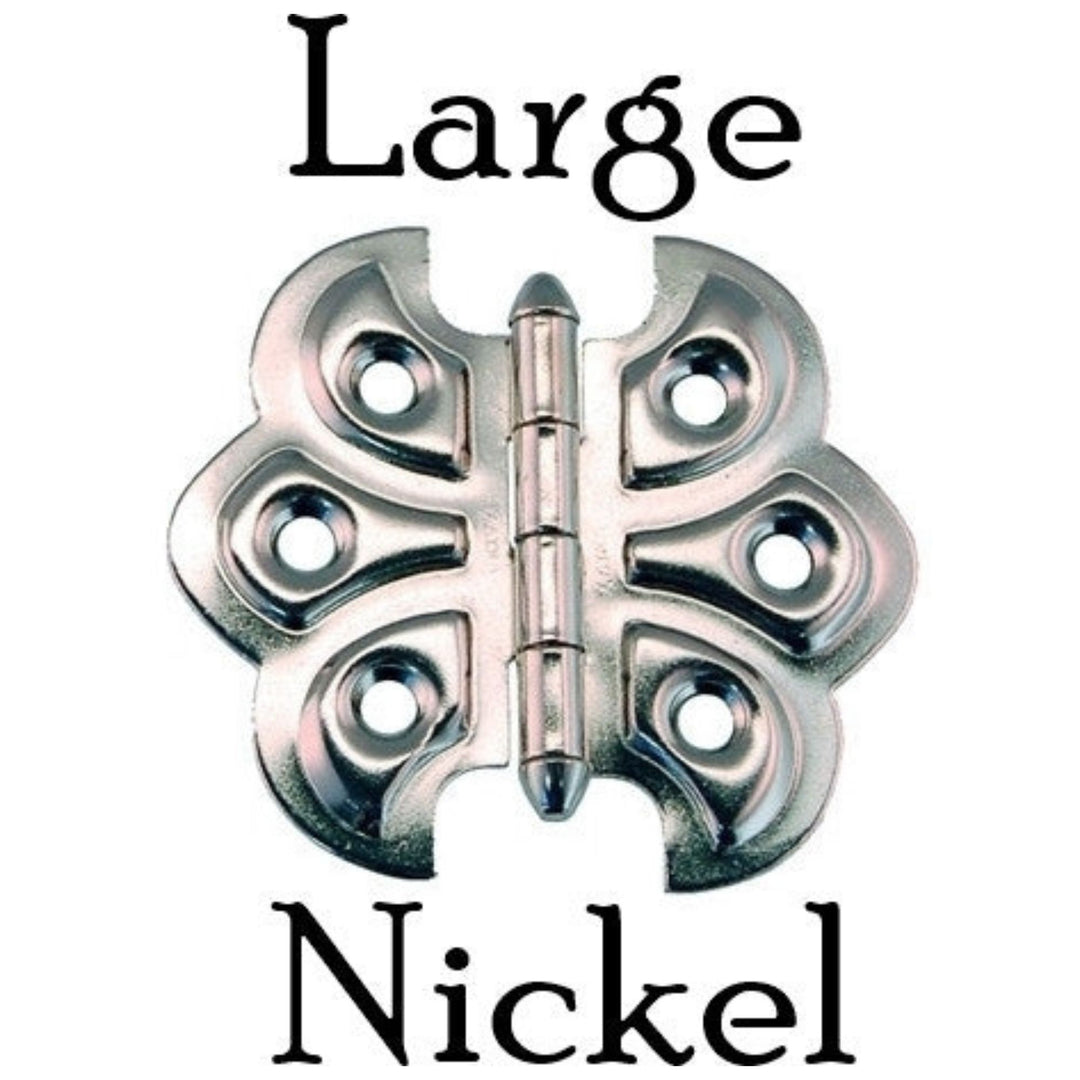 Historical Embossed Butterfly Hinge: Vintage Elegance for Your Cabinets Hinges Restoration Supplies