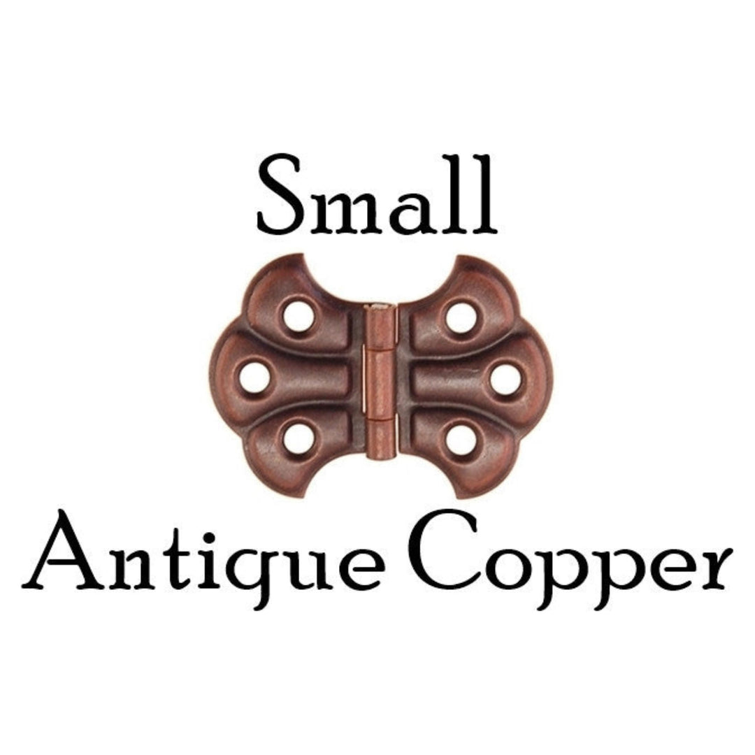 Historical Embossed Butterfly Hinge: Vintage Elegance for Your Cabinets Hinges Restoration Supplies