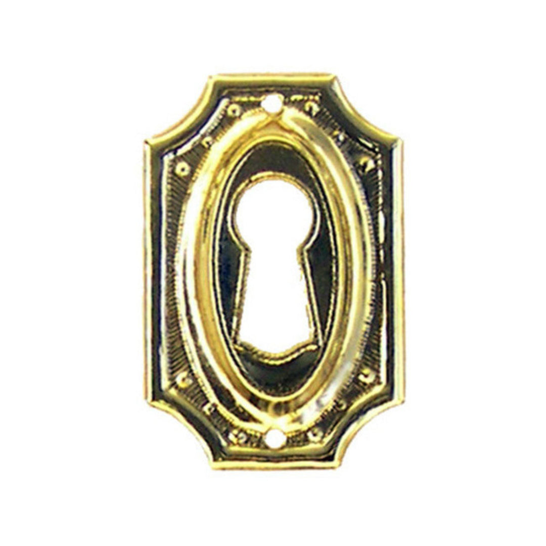 Colonial Revival Keyhole Cover Furniture Hardware Restoration Supplies Brass