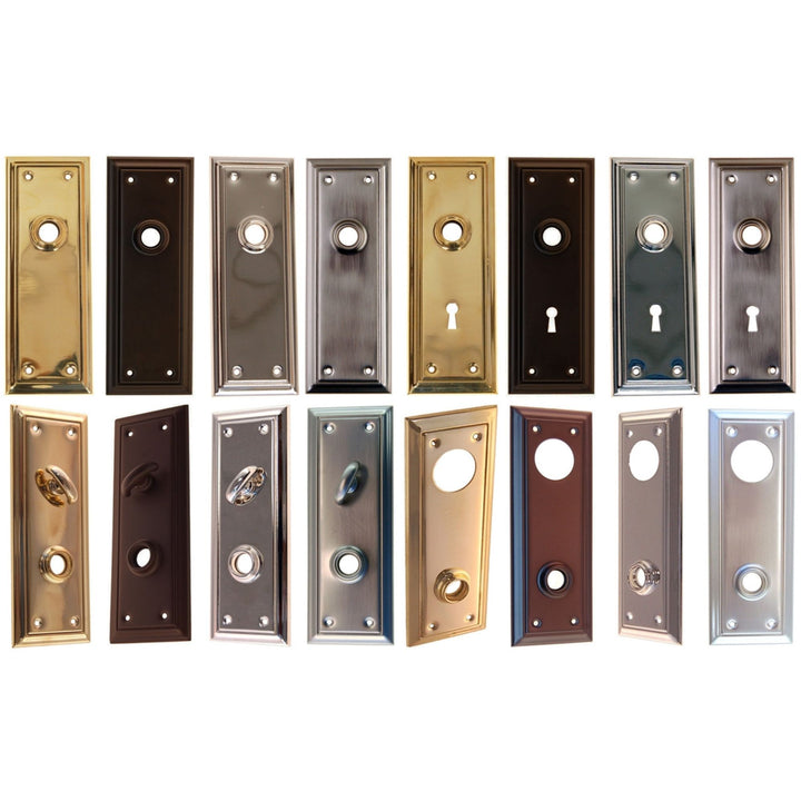 Door Trim Plate with Detailed Edge Door & Window Hardware Restoration Supplies