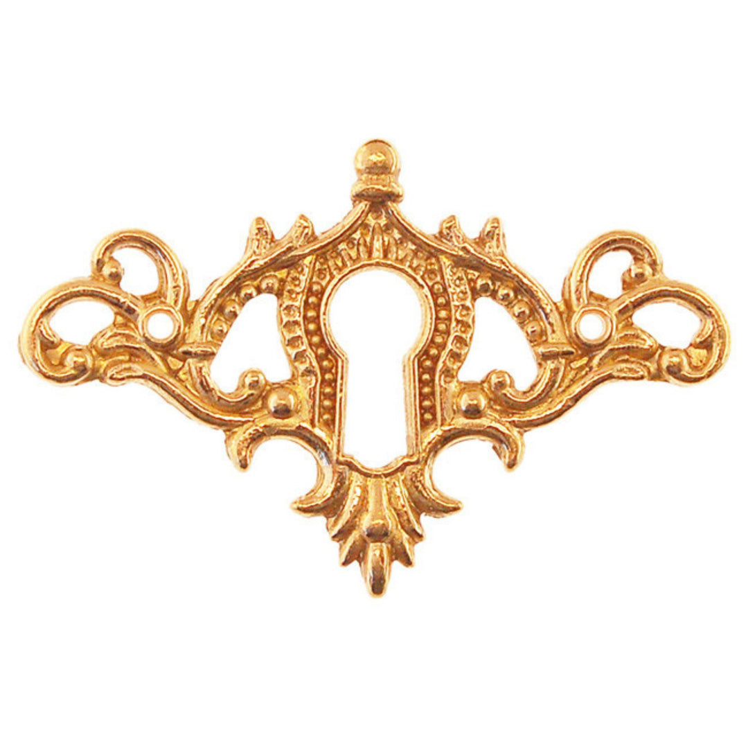 Victorian Keyhole Cover Furniture Hardware Restoration Supplies Brass  
