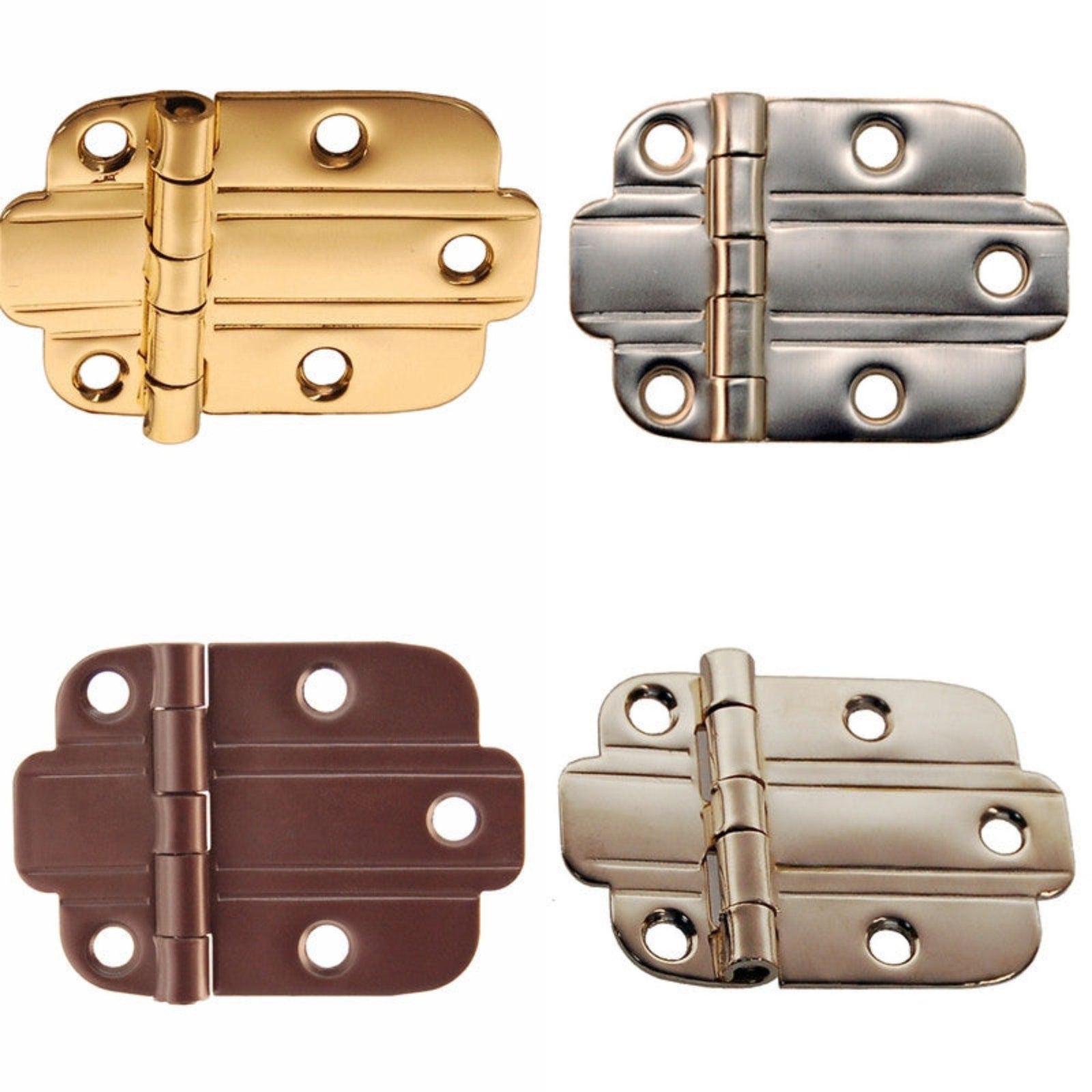 Art Deco Style Hinge, Flush Mount Furniture Hardware Restoration Supplies