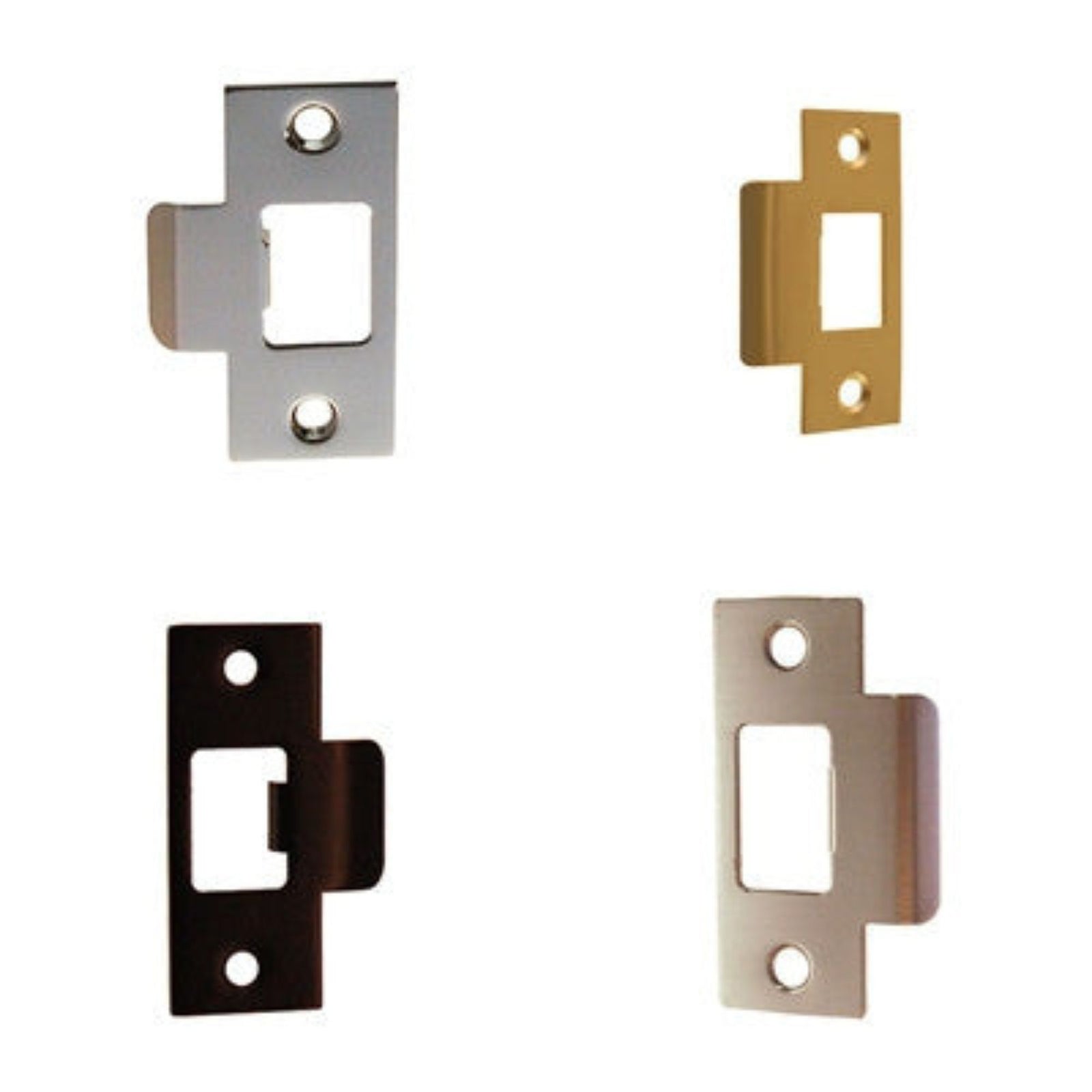 Brass, Nickel or Oil Rubbed Bronze T Strike Plate for Door Latches Door & Window Hardware Restoration Supplies