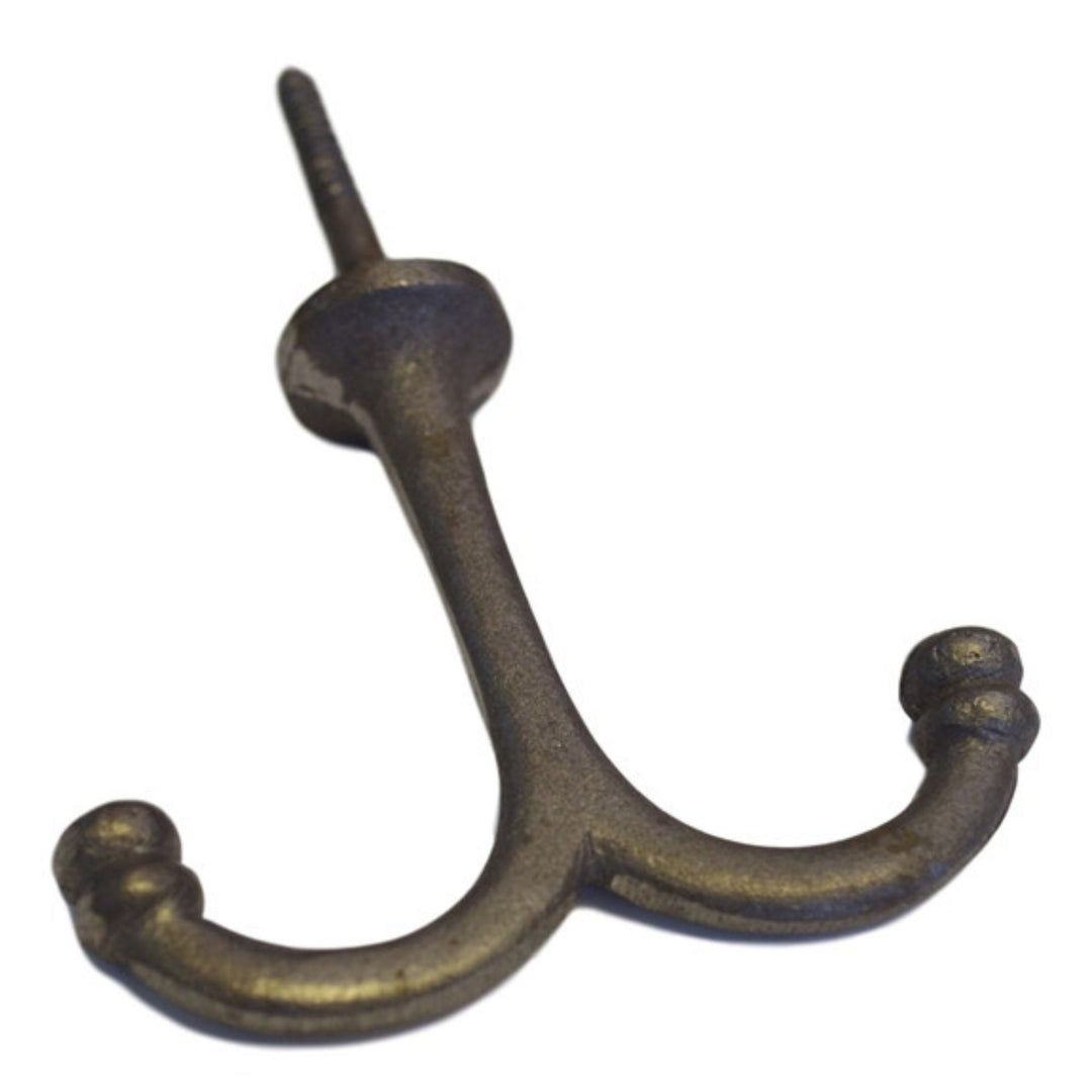 Durable Cast Iron Wardrobe Hook for Top Mounting, Secure and Stylish Hanging Solution Furniture Hardware Restoration Supplies