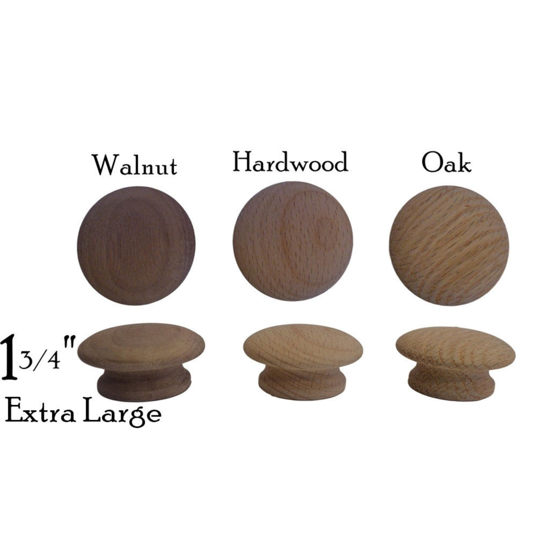 Wood Knob, Round Cabinet Hardware Restoration Supplies