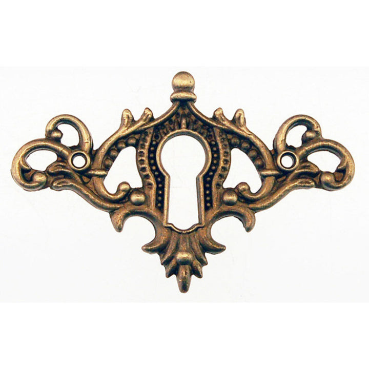 Victorian Keyhole Cover Furniture Hardware Restoration Supplies Antique Brass  