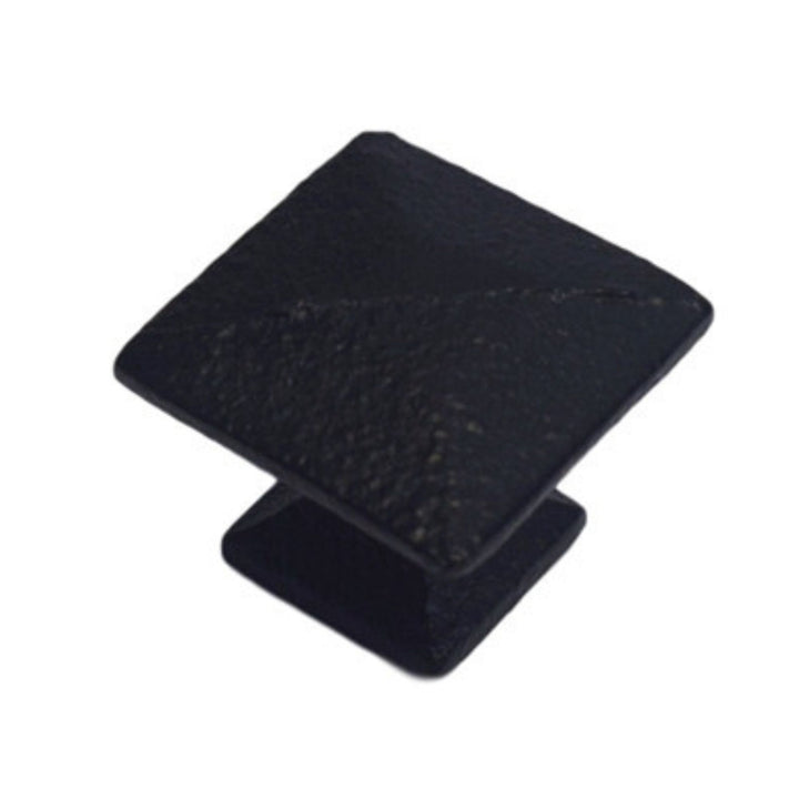 Durable Cast Iron Square Knob with Pyramid Design for Rustic and Vintage Charm Cabinet Hardware Restoration Supplies