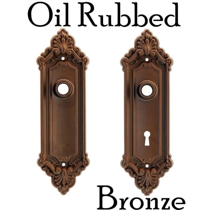Door Trim Plate with Victorian Detailing Door & Window Hardware Restoration Supplies