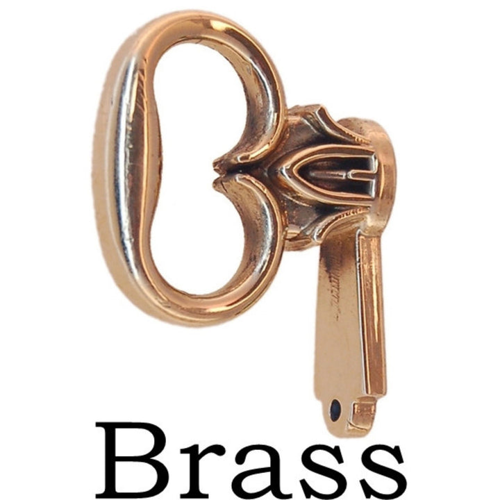 Decorative Mock Key for Colonial Revival Cabinet Doors - Brass & Antique Brass Finishes Furniture Hardware Restoration Supplies
