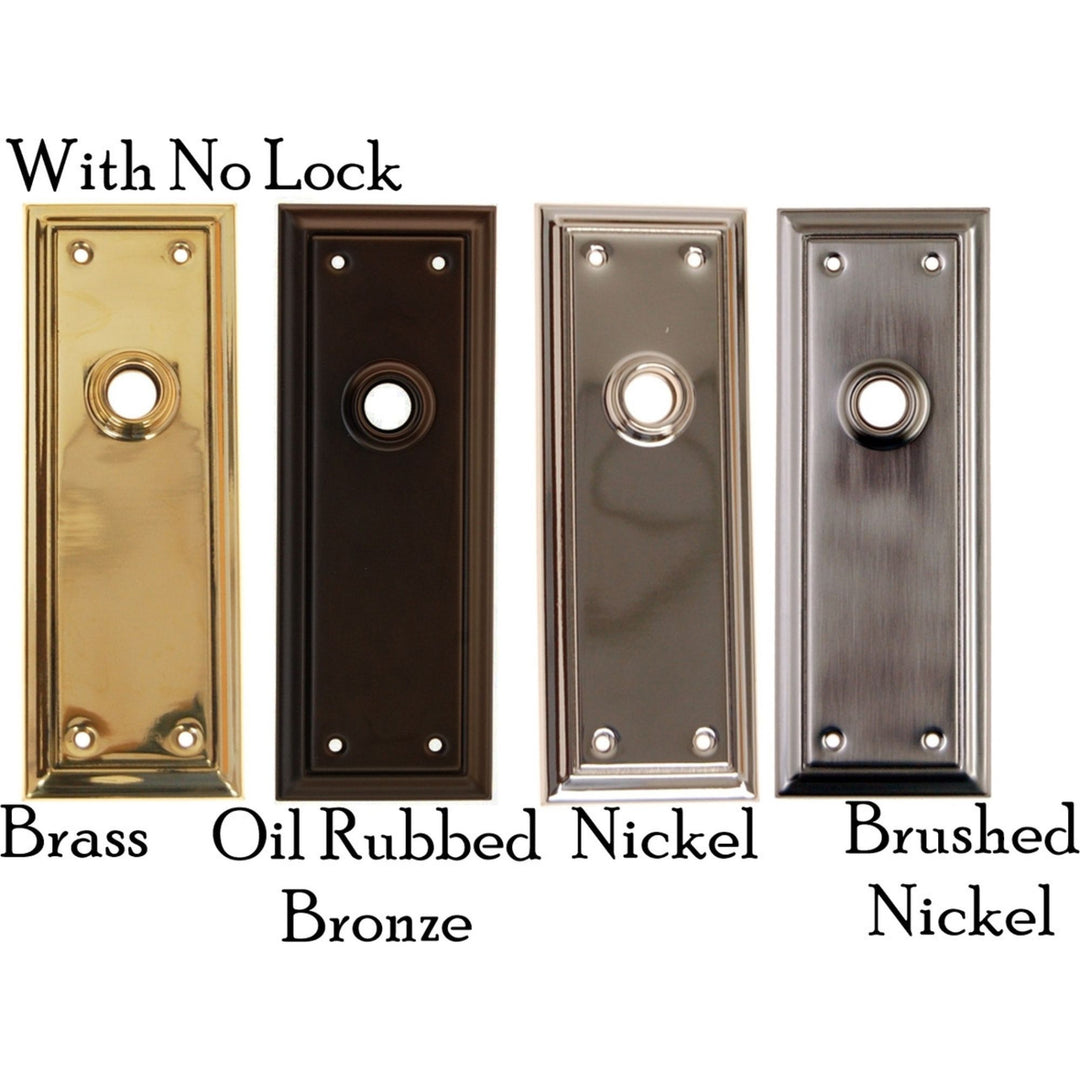 Door Trim Plate with Detailed Edge Door & Window Hardware Restoration Supplies