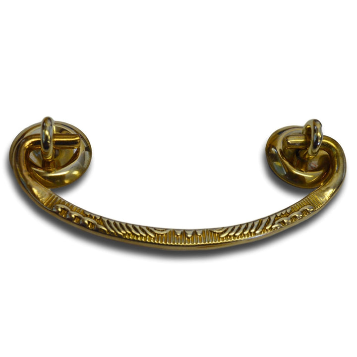 Elegant Victorian Bail Drawer Pull in Brass and Antique Brass for Timeless Furniture Charm Furniture Hardware Restoration Supplies