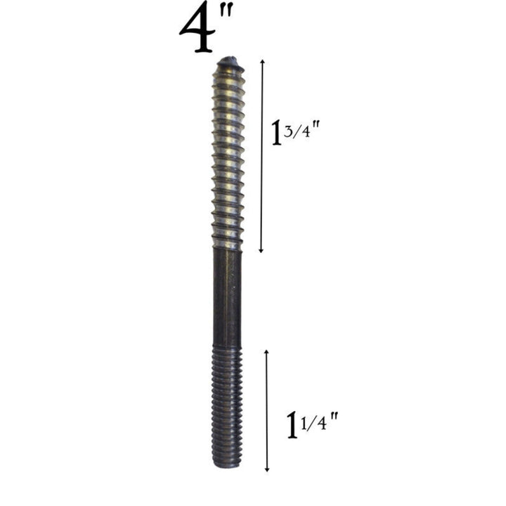 2.5" 3" or 4" Hanger Bolt Furniture Hardware Restoration Supplies
