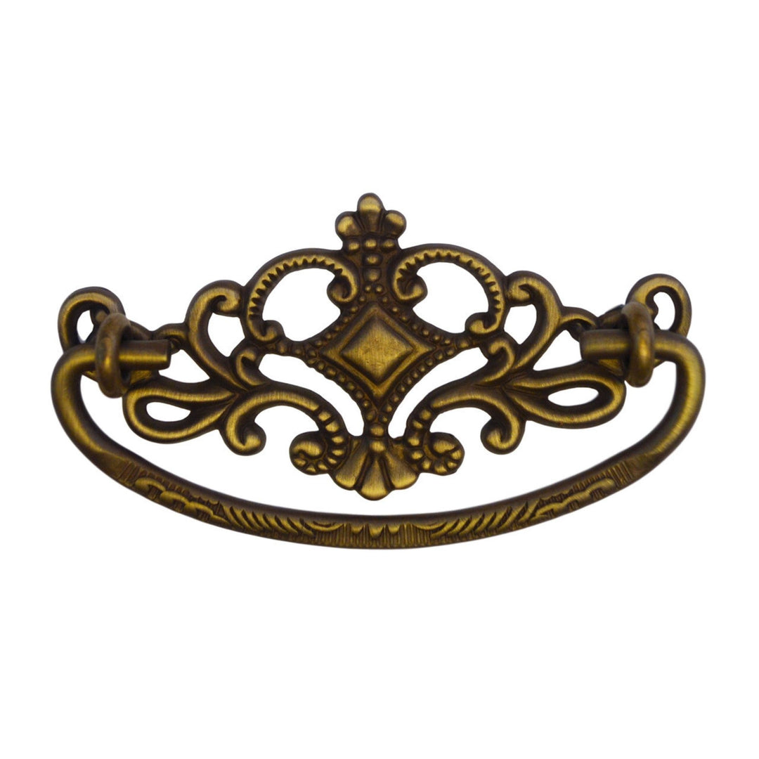 3"cc Ornate Victorian Drawer Pull Furniture Hardware Restoration Supplies