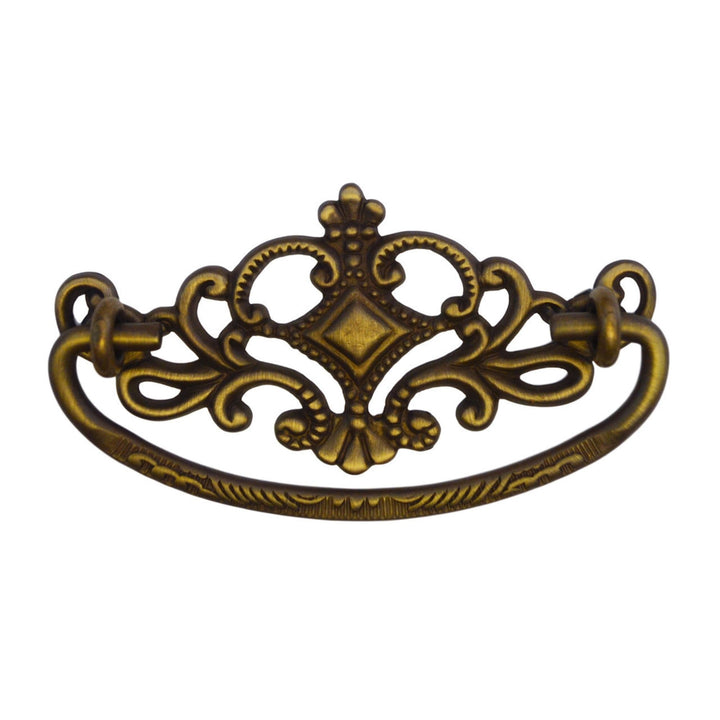3"cc Ornate Victorian Drawer Pull Furniture Hardware Restoration Supplies