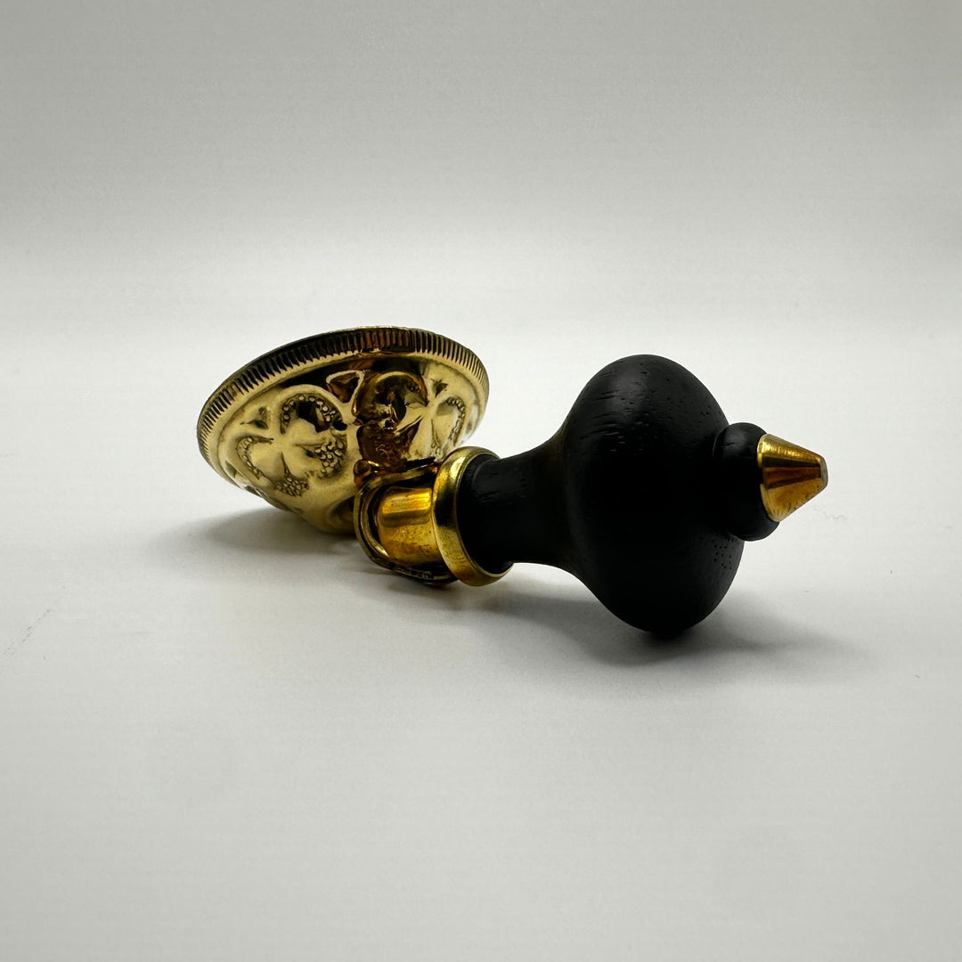 Wooden Eastlake Drop Pull, Brass or Antique Brass Furniture Hardware Restoration Supplies