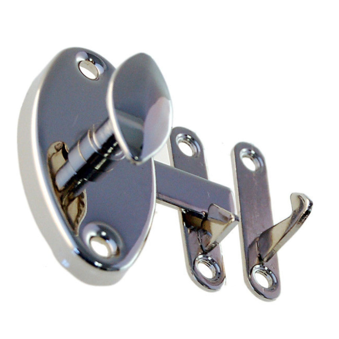 Oval Cabinet Latch, Brass or Nickel Cabinet Hardware Restoration Supplies