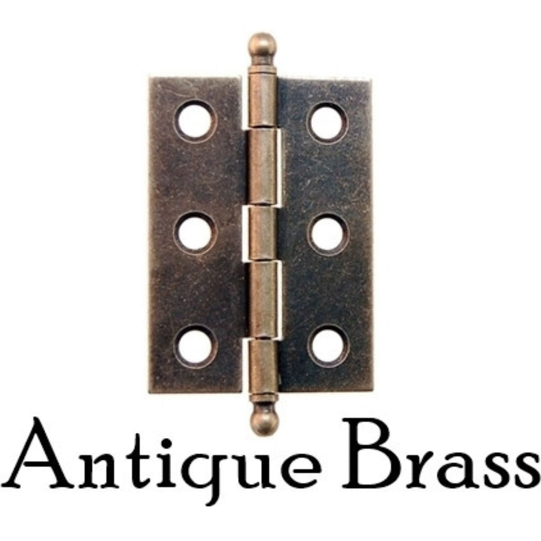 Butt Hinge with Ball Tips: Vintage Colonial Charm Meets Modern Functionality Furniture Hardware Restoration Supplies
