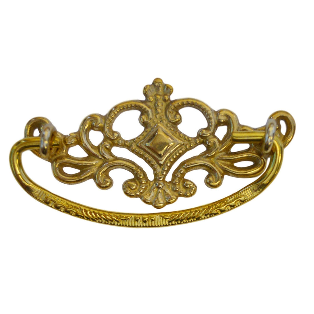 3"cc Ornate Victorian Drawer Pull Furniture Hardware Restoration Supplies
