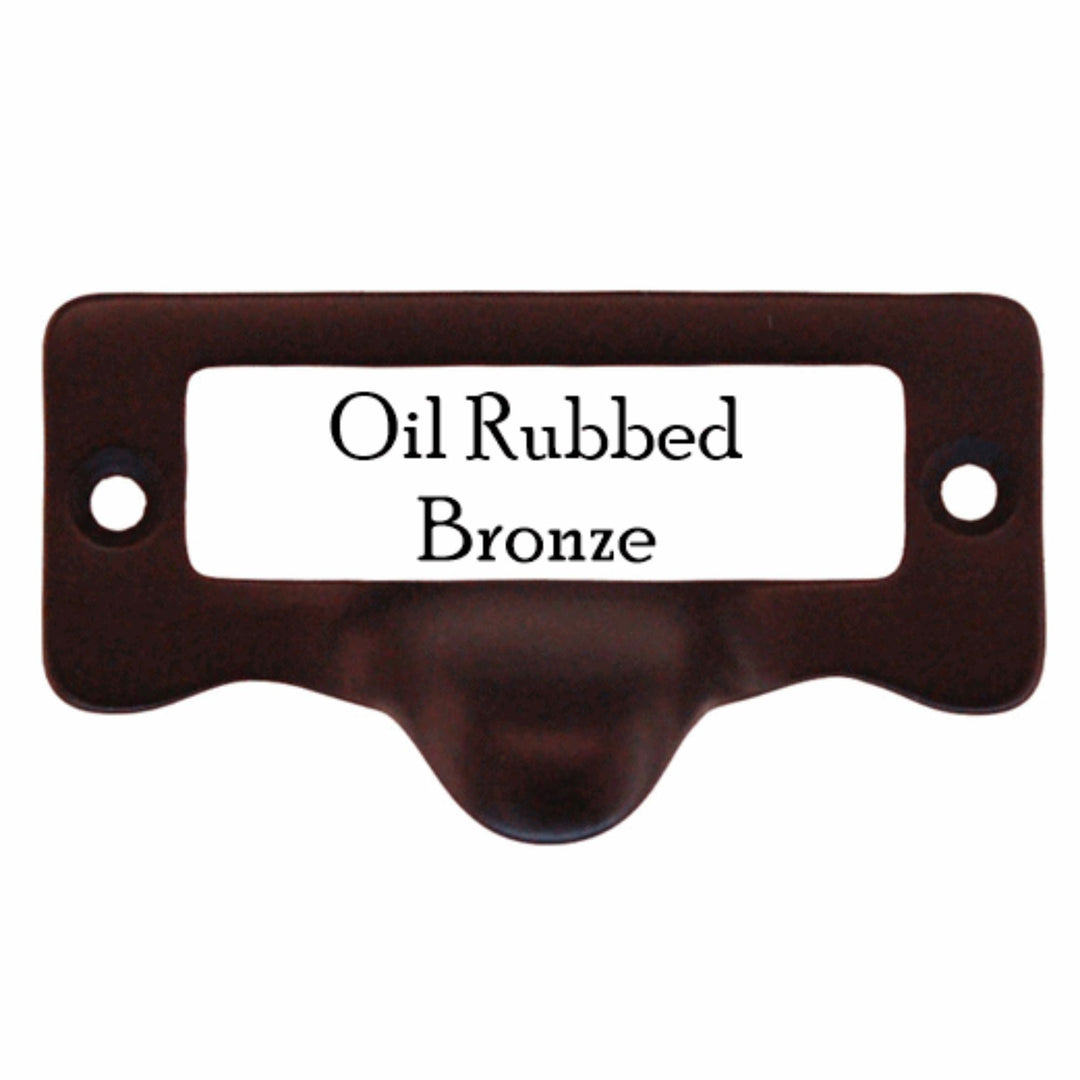 Solid Brass Card Holder w/ Pull Furniture Hardware Restoration Supplies