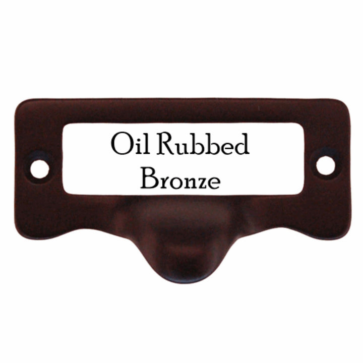 Solid Brass Card Holder w/ Pull Furniture Hardware Restoration Supplies