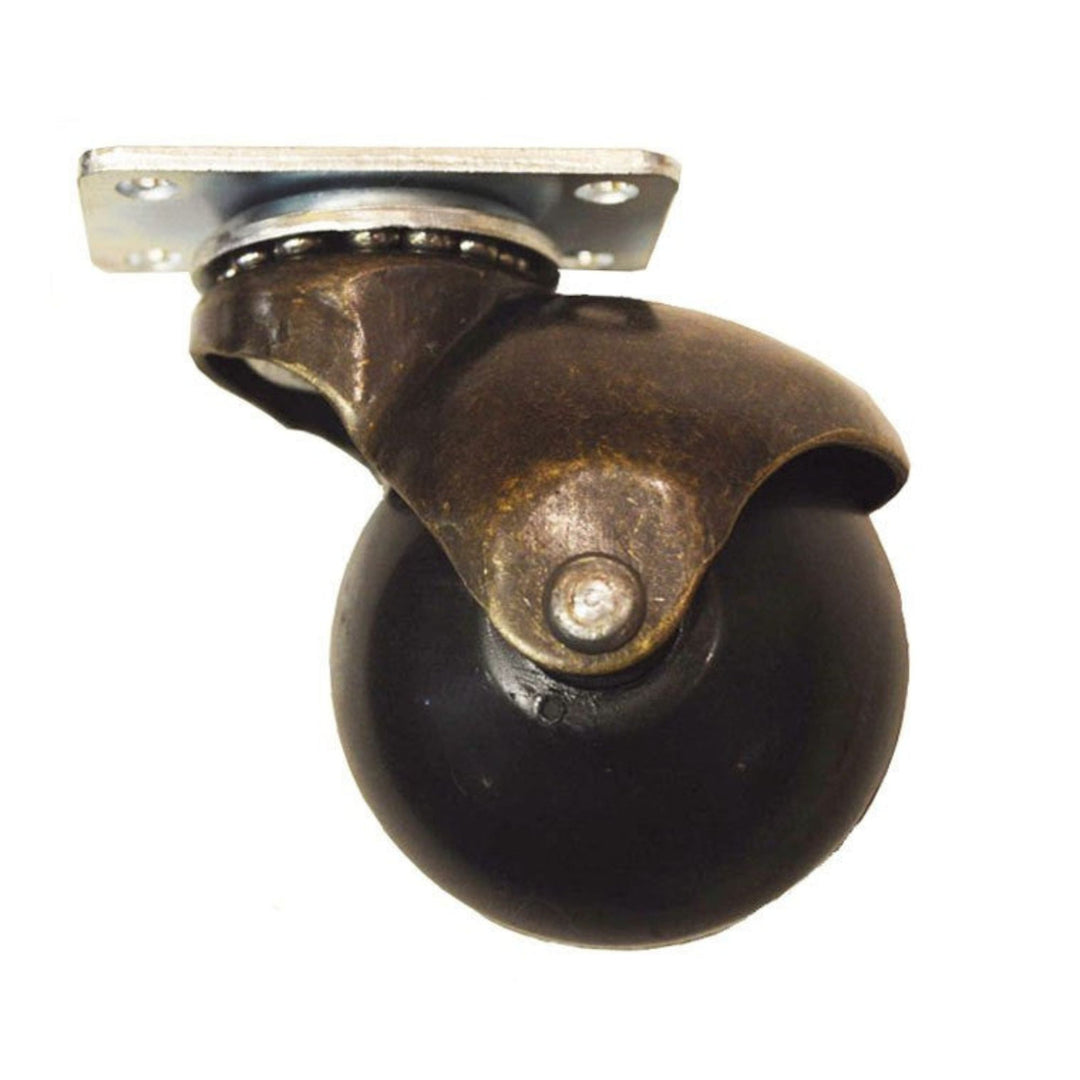 Antique Brass or Chrome Hooded Ball Caster Chair Restoration Restoration Supplies