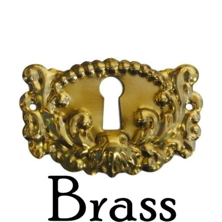 Ornate Victorian Keyhole Cover Furniture Hardware Restoration Supplies