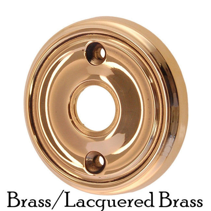 Doorknob Rosette with Beveled Detailing Door & Window Hardware Restoration Supplies