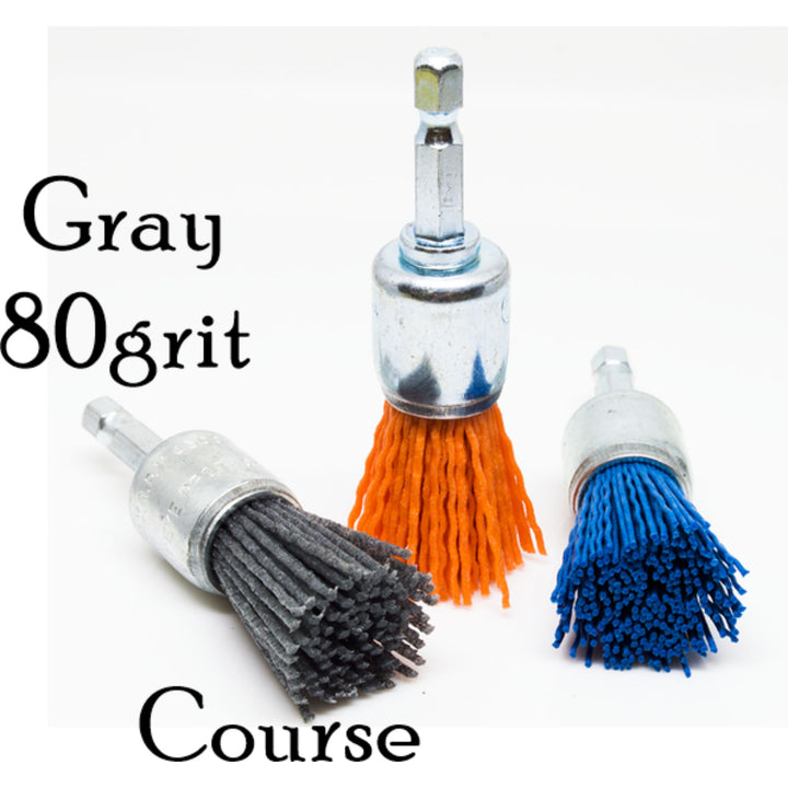 Nyalox End Brush Trunk Restoration Nyalox Gray - 80grit - Course  