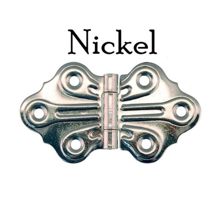 Embossed, Ornamental Hinge Furniture Hardware Restoration Supplies