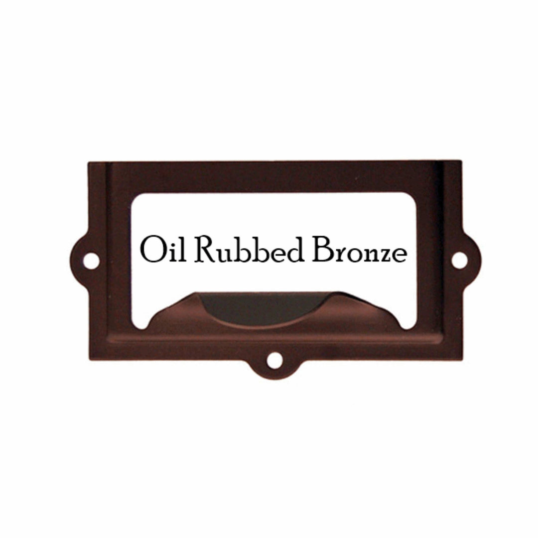 2" File Cabinet Card Holder w/Pull Furniture Hardware Restoration Supplies