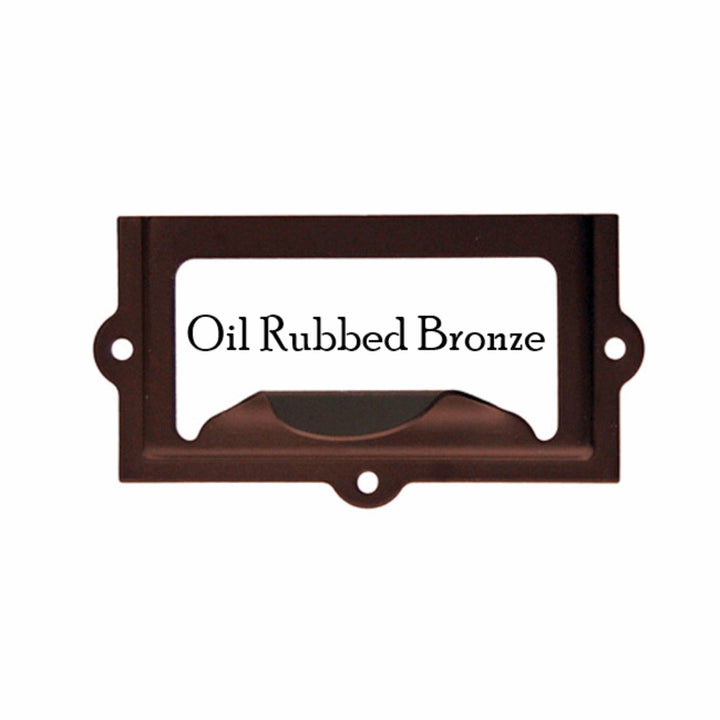 2" File Cabinet Card Holder w/Pull Furniture Hardware Restoration Supplies