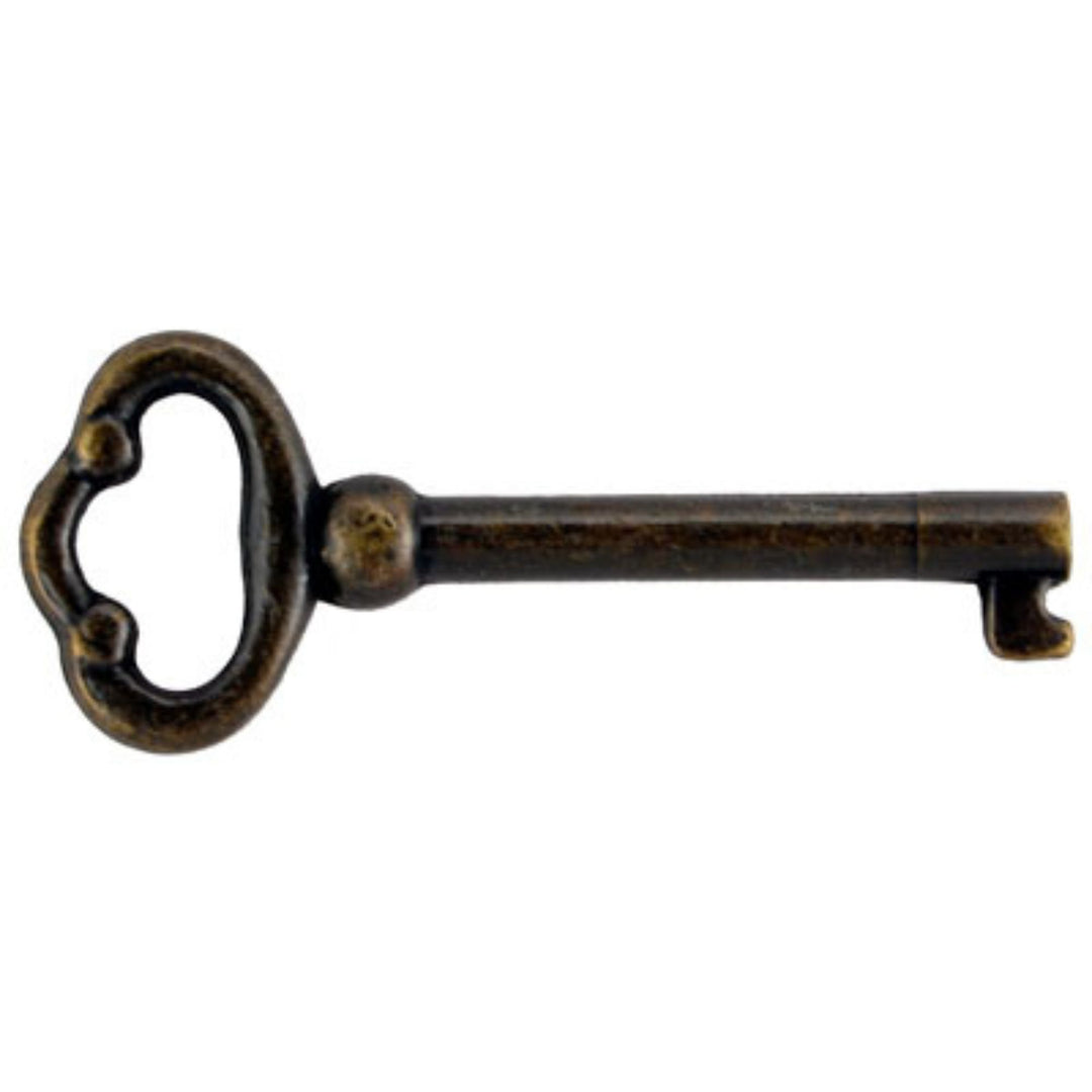 Plain Skeleton Key: A Classic and Reliable Solution for Antique Furniture Locks Skeleton Keys Restoration Supplies Antique Brass