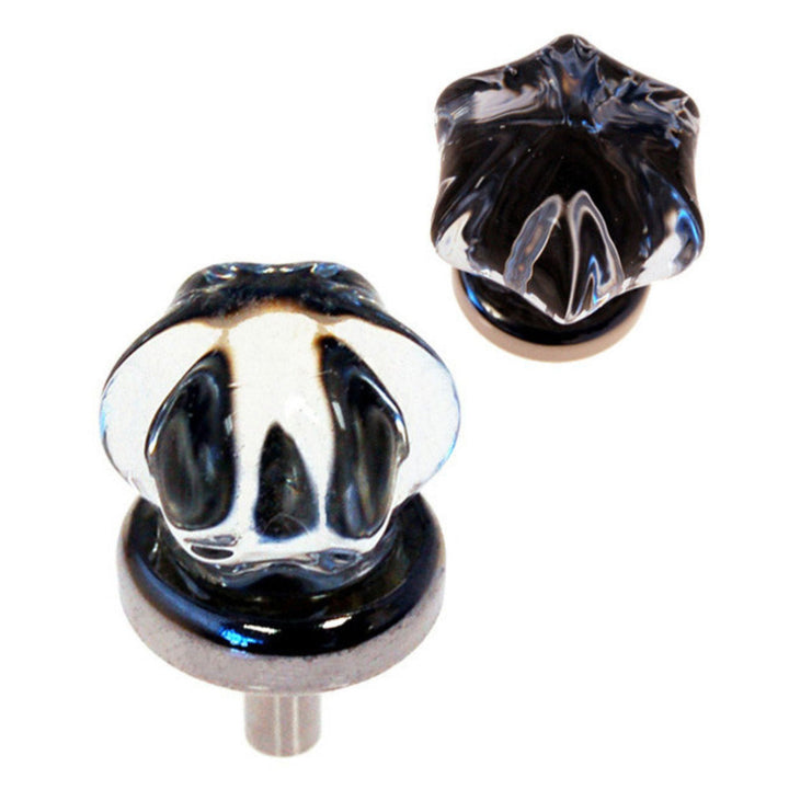 Clear Glass Knob, Star-Shaped Furniture Hardware Restoration Supplies