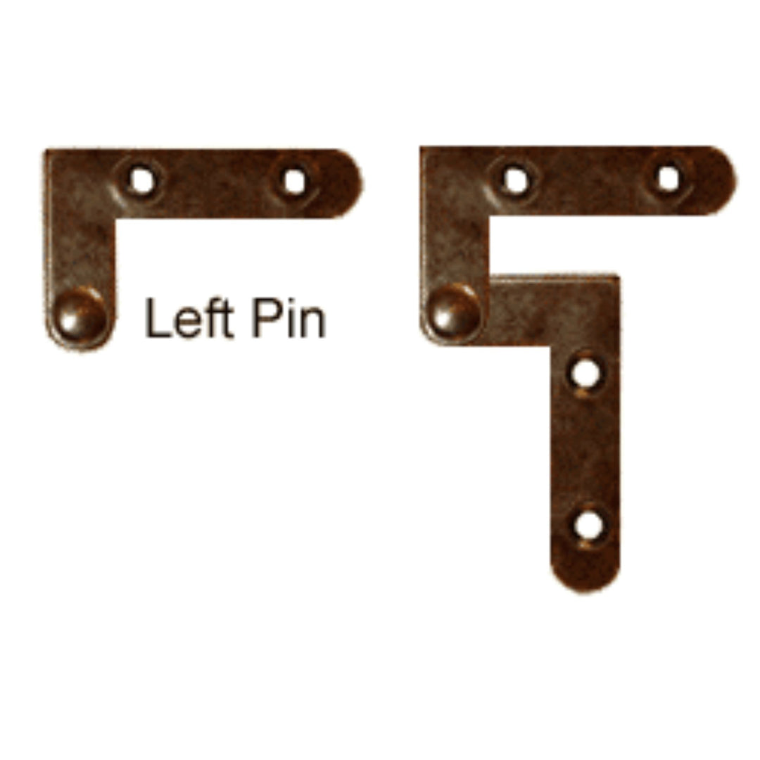 Offset Knife Hinge - Left or Right Furniture Hardware Restoration Supplies Left