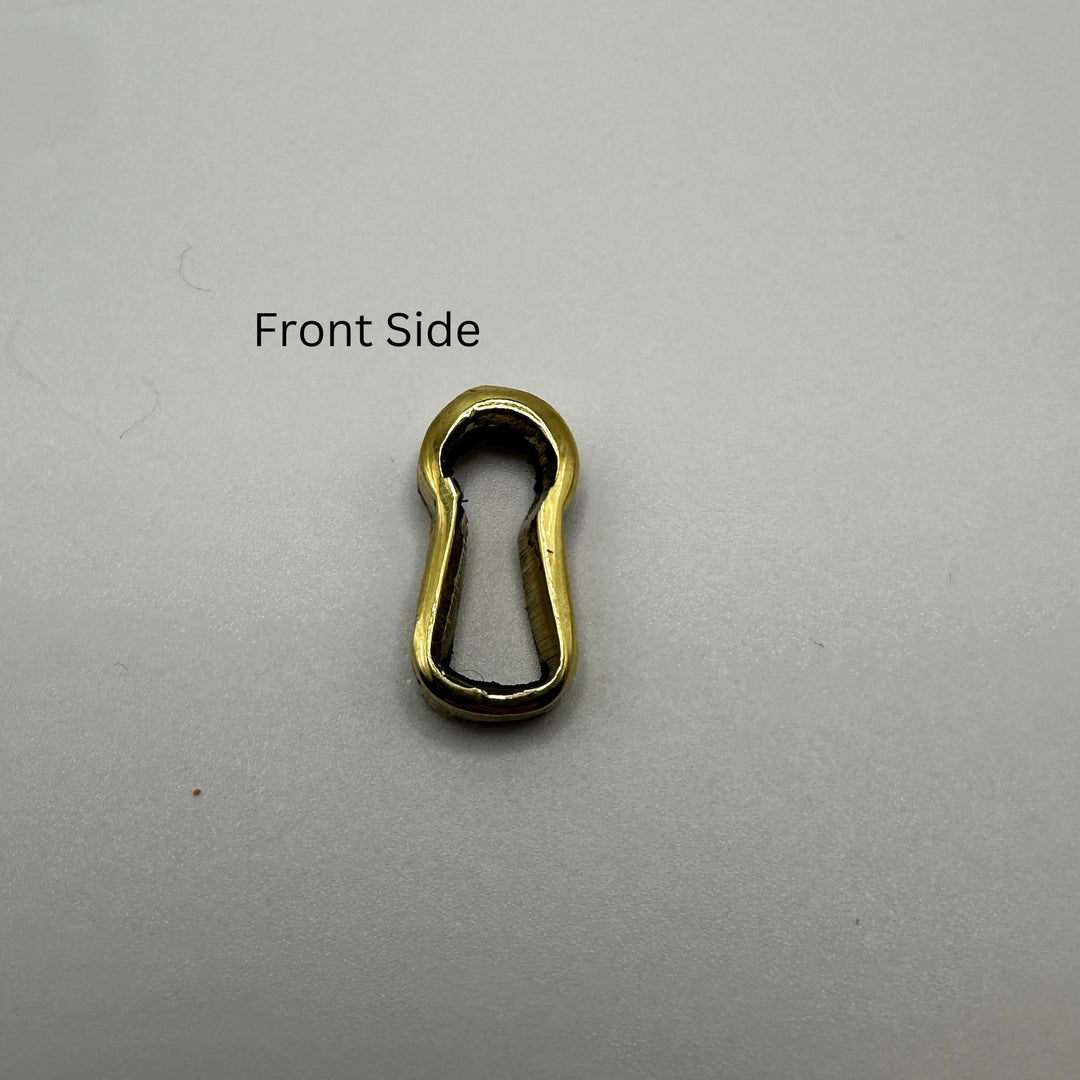 Authentic Cast Brass Keyhole Insert for Premium Antique Furniture Pieces Furniture Hardware Restoration Supplies