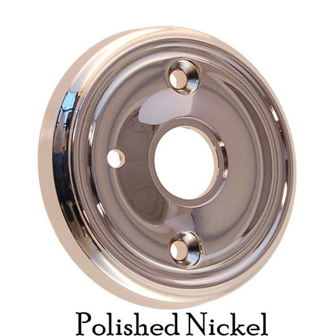 Doorknob Rosette with Beveled Detailing Door & Window Hardware Restoration Supplies