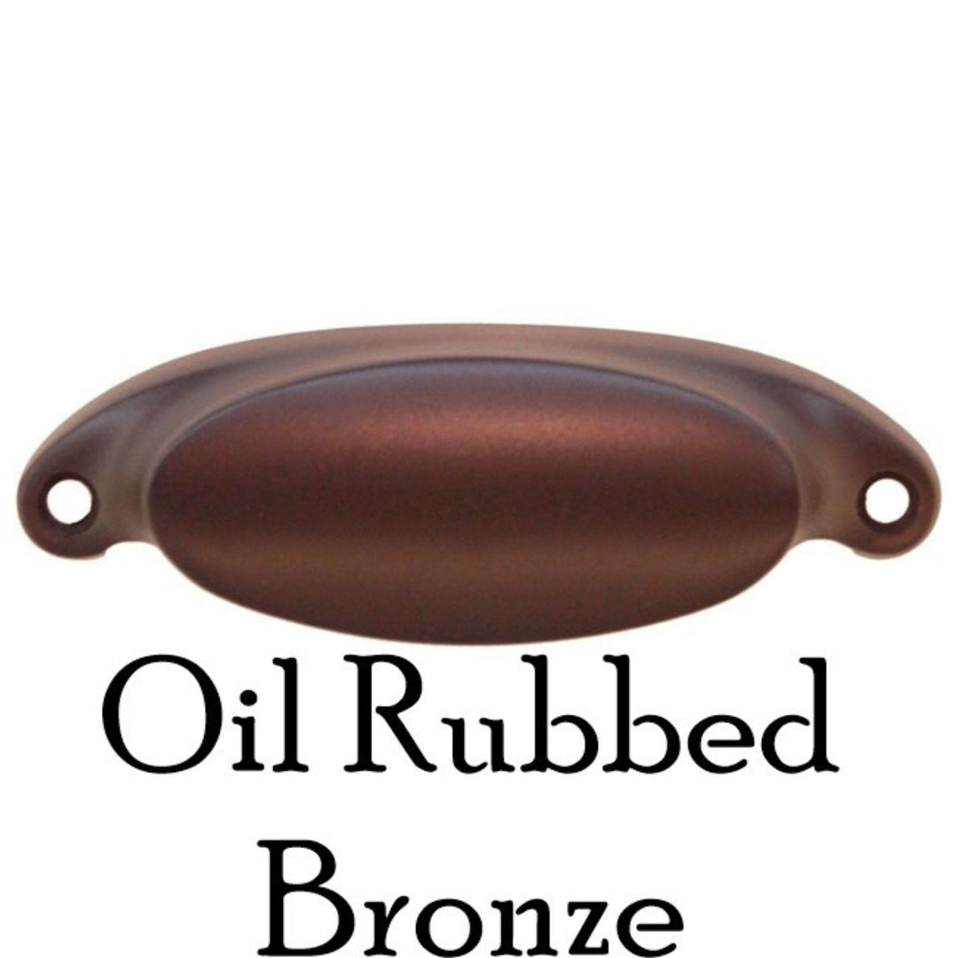 Classic Bin Pull Solid Brass with Elegant Rounded Design Available in 4 Finishes Includes Mounting Hardware Cabinet Hardware Restoration Supplies Oil Rubbed Bronze