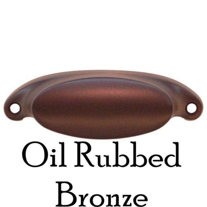 Classic Bin Pull Solid Brass with Elegant Rounded Design Available in 4 Finishes Includes Mounting Hardware Cabinet Hardware Restoration Supplies Oil Rubbed Bronze