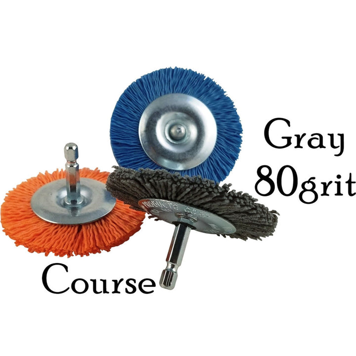 Nyalox Sanding Wheels Trunk Restoration Nyalox Gray - 80grit - Course  