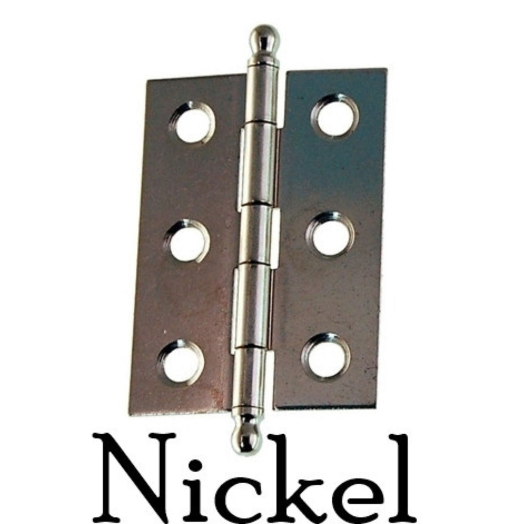 Butt Hinge with Ball Tips: Vintage Colonial Charm Meets Modern Functionality Furniture Hardware Restoration Supplies