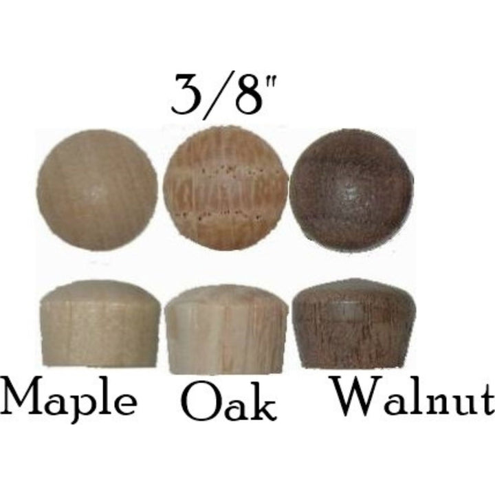 Wood Plugs, Rounded Head, End Grain All Other Products Restoration Supplies 3/8" Walnut 1 Dozen