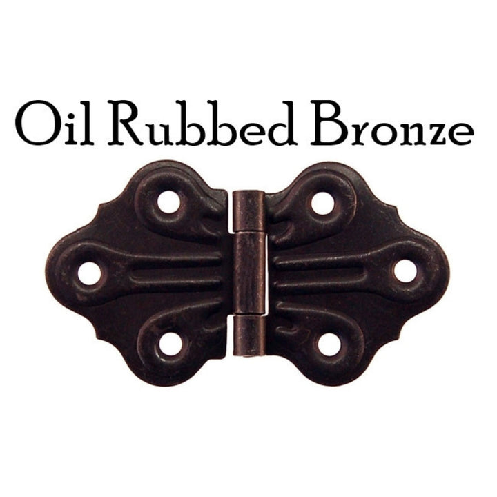 Embossed, Ornamental Hinge Furniture Hardware Restoration Supplies