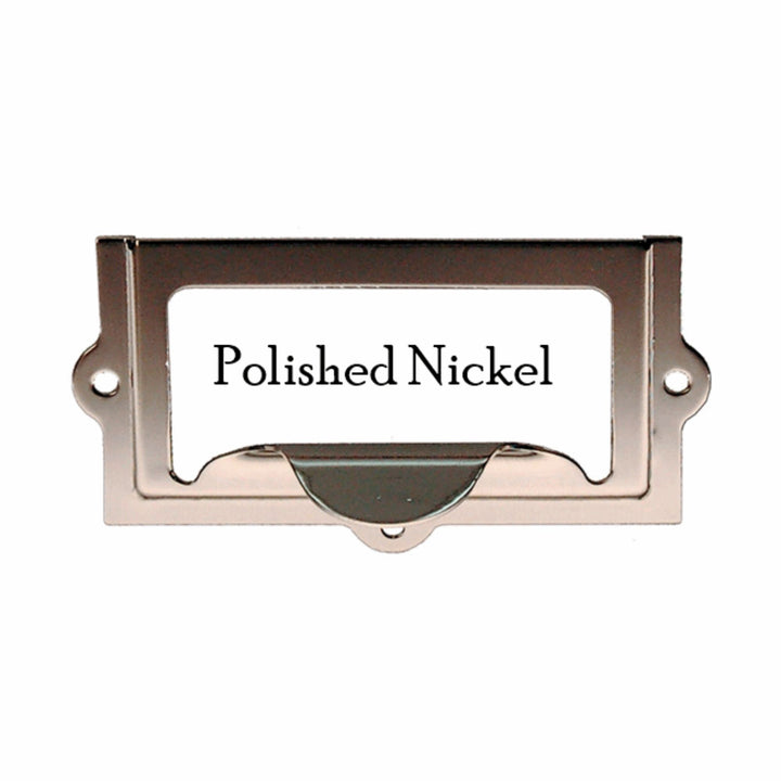 2" File Cabinet Card Holder w/Pull Furniture Hardware Restoration Supplies