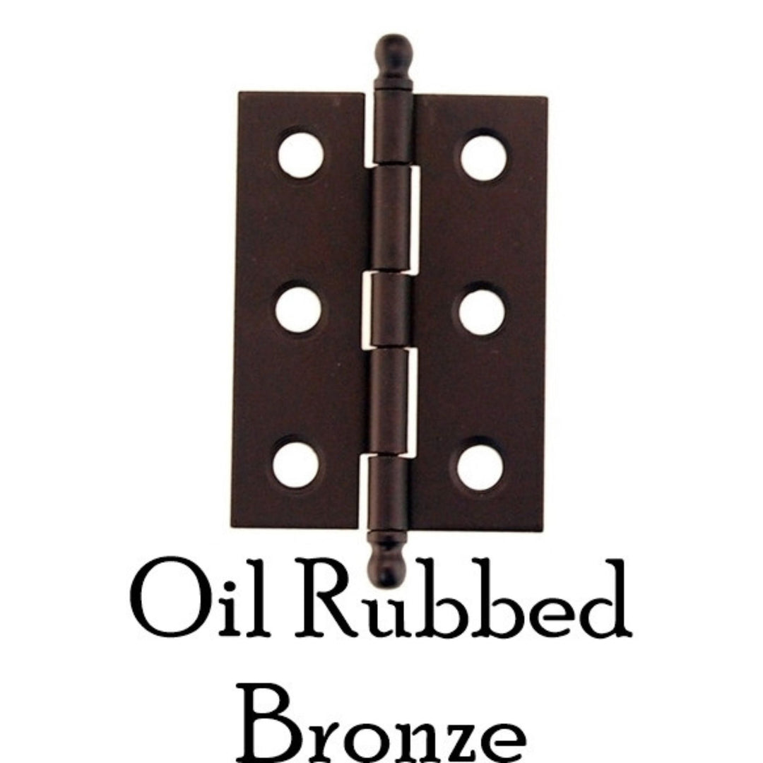 Butt Hinge with Ball Tips: Vintage Colonial Charm Meets Modern Functionality Furniture Hardware Restoration Supplies