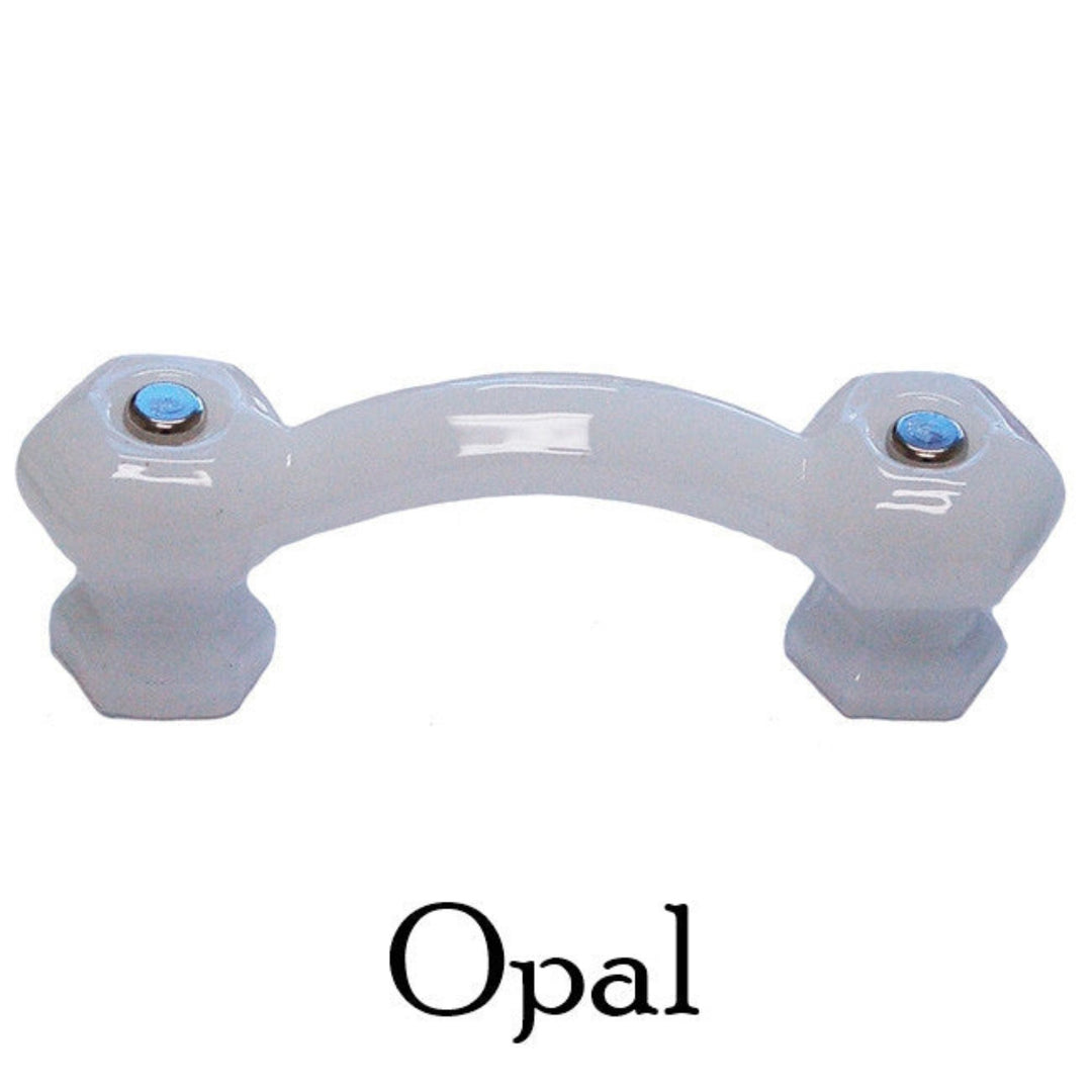 Colorful Glass Handle, Hexagon Cabinet Hardware Restoration Supplies