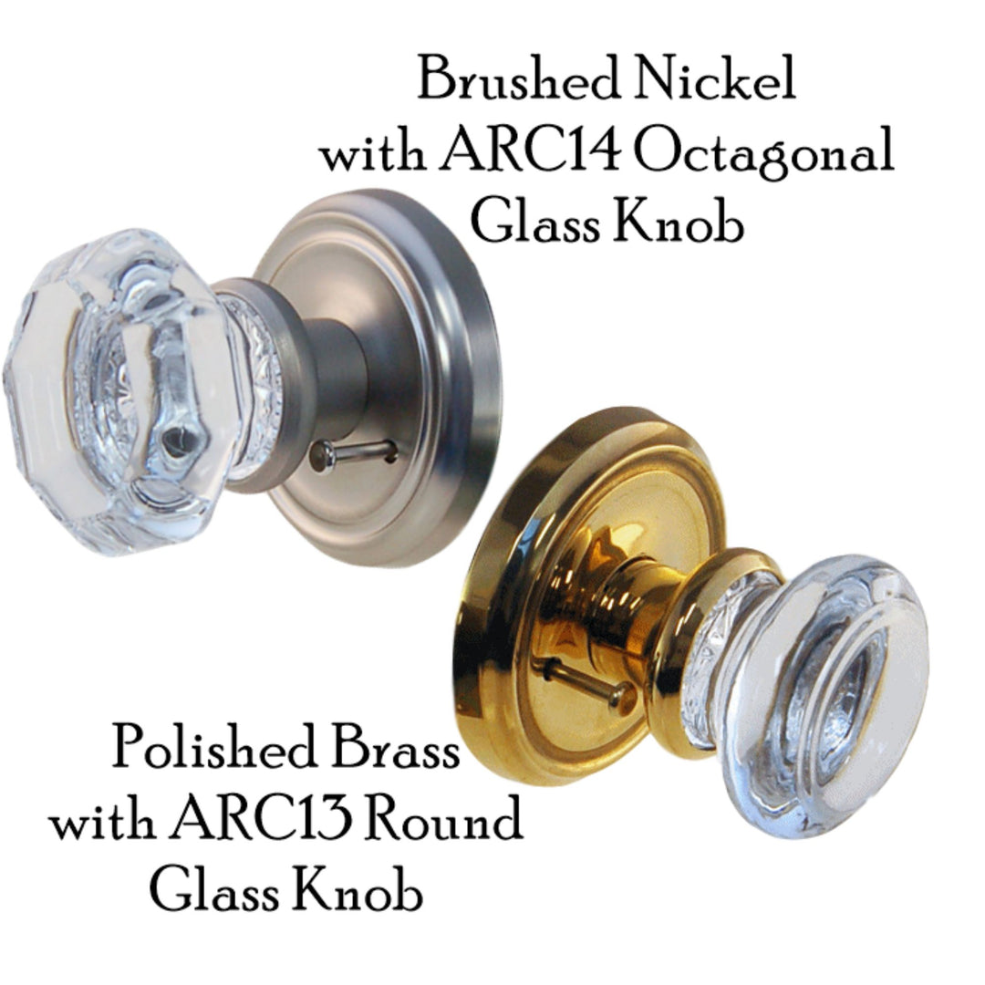 Doorknob Rosette with Beveled Detailing Door & Window Hardware Restoration Supplies
