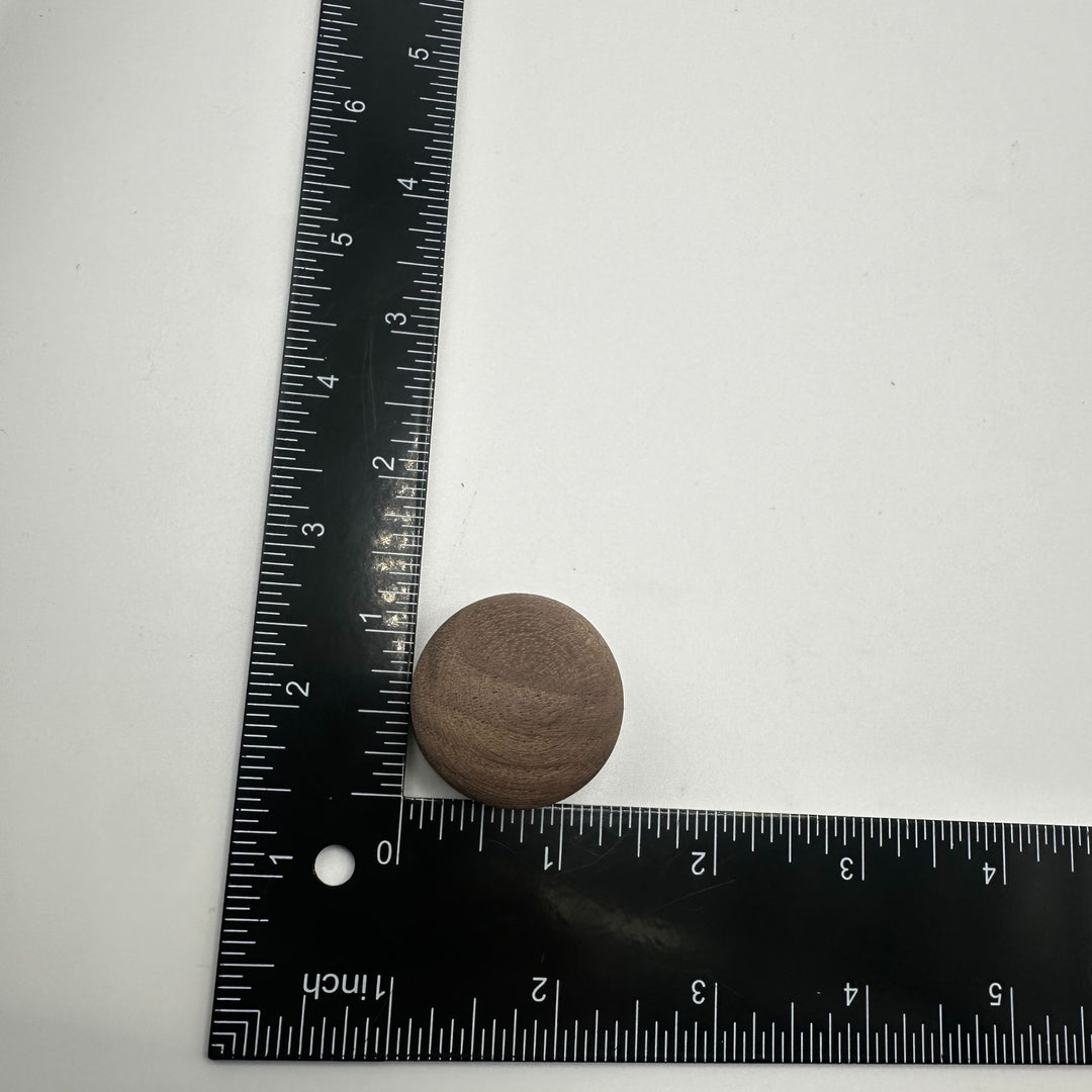 Wood Knob, Round with Wide Base Cabinet Hardware Restoration Supplies