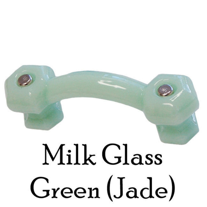 Colorful Glass Handle, Hexagon Cabinet Hardware Restoration Supplies